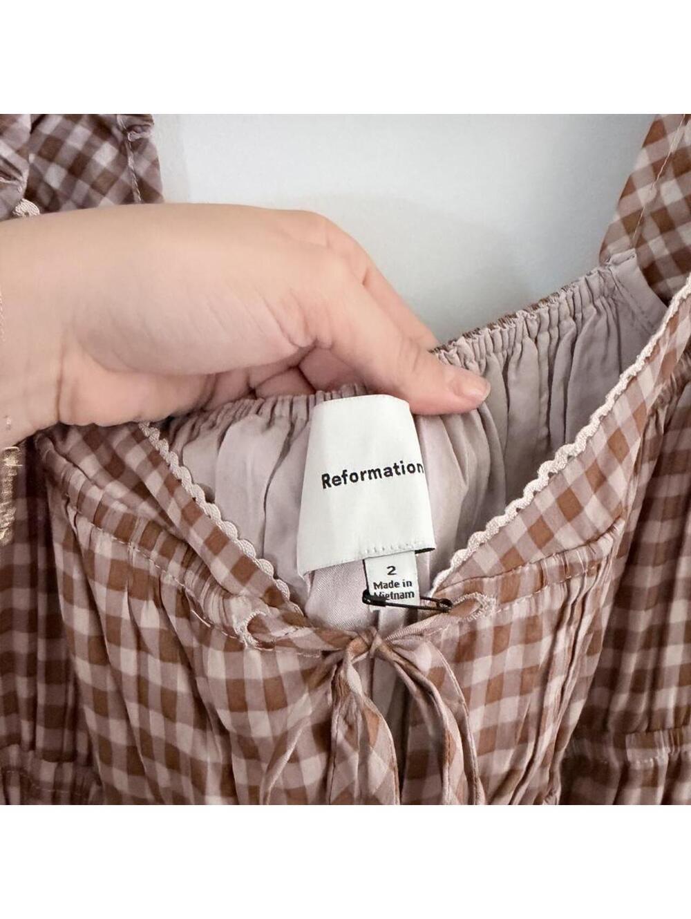 Reformation Rhett Midi Dress - Picture 3 of 6